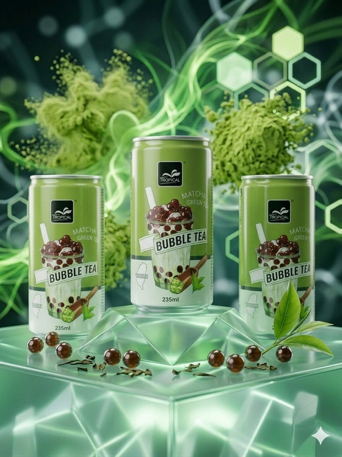 3 x Tropical Bubble Tea Matcha (inkl. 0,25€ Pfand)