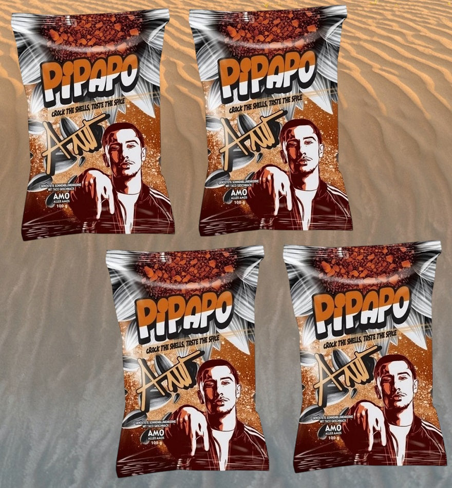 4 x Pipapo Amo geröstete Sonnenblumenkerne Taco 100g
