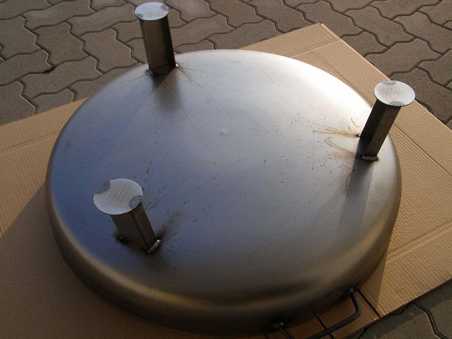 Feuerschale 80 cm Klöpperboden für Dreibein