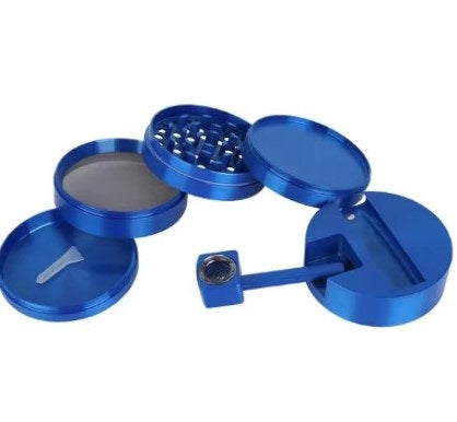 Grinder mit Rillenrohr Gewürzmühle Kräutermühle Crusher