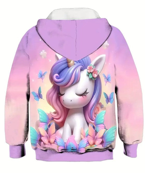 Kinder Hoodie Einhorn 3 D Druck Cartoon Einhorn