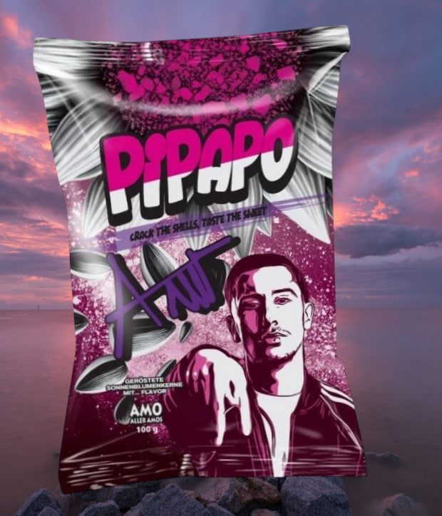 4 x Pipapo Amo geröstete Sonnenblumenkerne Popcorn 100g