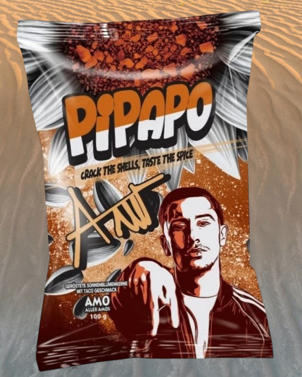 4 x Pipapo Amo geröstete Sonnenblumenkerne Taco 100g
