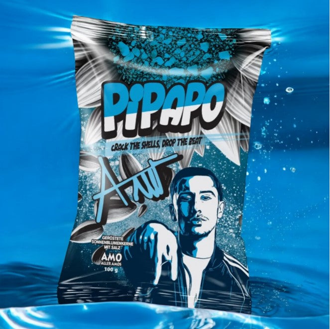 Bundle PIPAPO AMO Knax Chips Flama Azul + Sonnenblumenkerne blaue Edtion