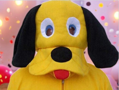 Hund Kostüm Fasching Fastnacht Karneval Faschingskostüm XL/XXL gelb