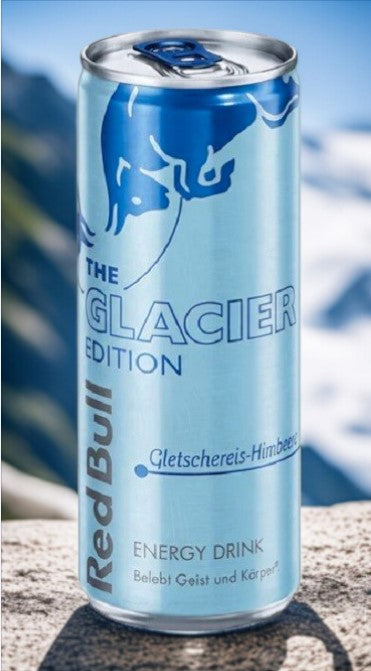 3 x Red Bull Gletschereis Himbeere Energy Drink Dose Glacier Edition (inkl. Pfand)
