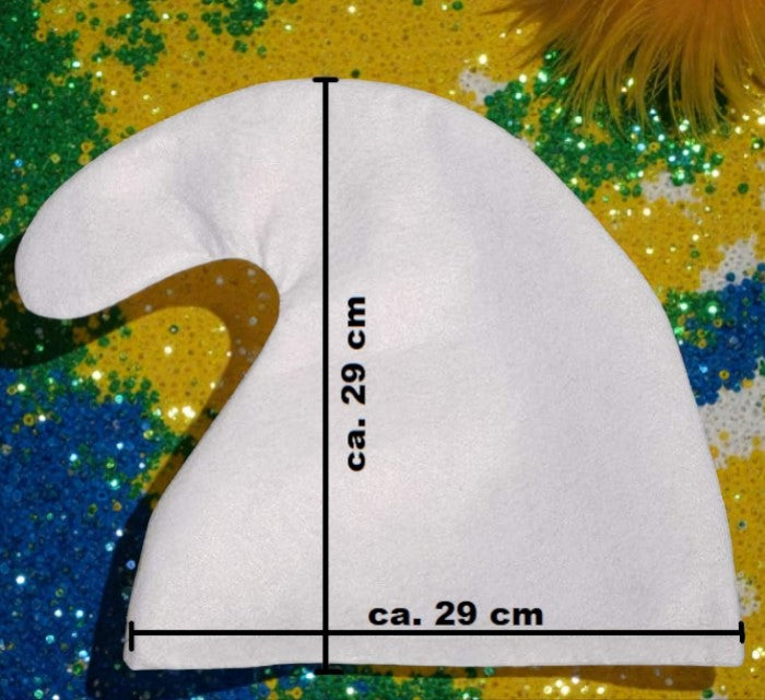 7 x Zwergenmütze Zwerg Mütze Schlumpf Fasching Karneval Fastnacht fürs Kostüm rot