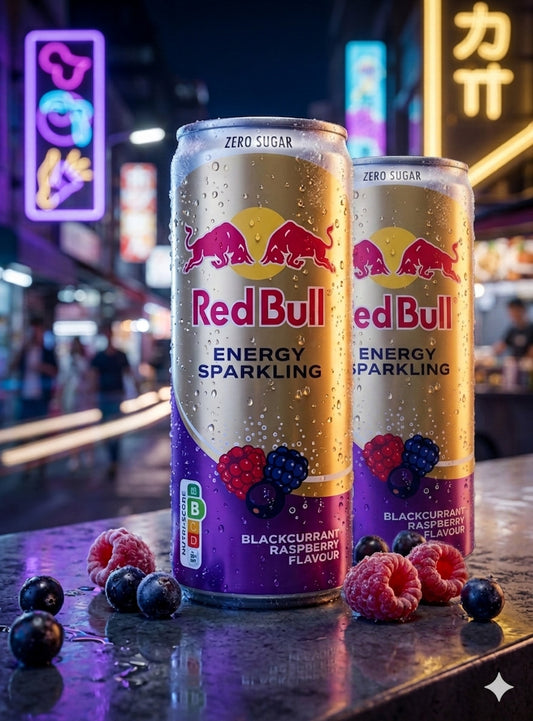 2 x Red Bull Black Currant Raspberry Energy Drink (Zero) Thailand (inkl. Pfand)