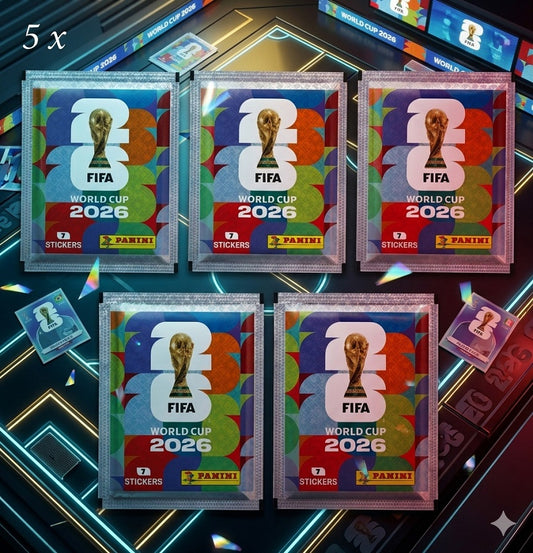 5 x 7 Sticker Panini Sticker Fifa WM 2026 World Cup