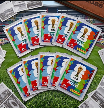 10 x 7 Sticker Panini Sticker Fifa WM 2026 World Cup Weltmeisterschaft