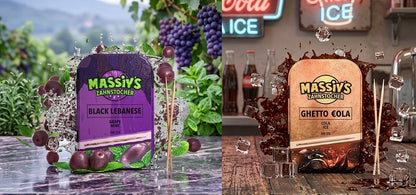 2 x Massiv Zahnstocher Geschmack Grape Cola Ice (Nikotinfrei)