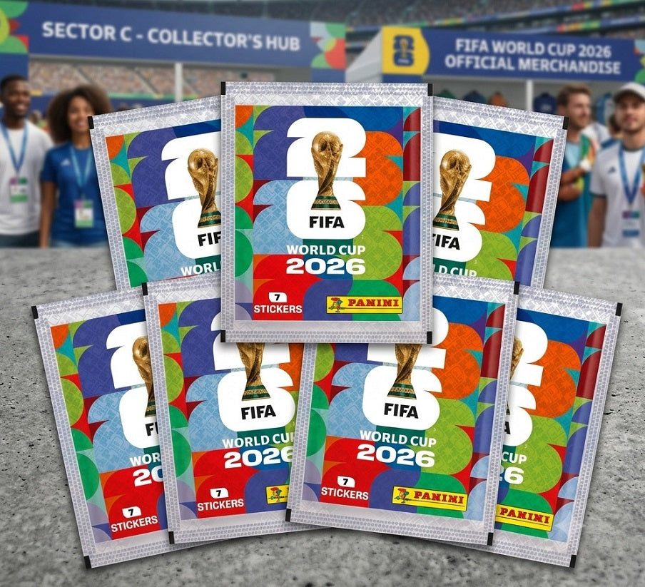 7 x 7 Sticker Panini Fifa WM 2026 World Cup Weltmeisterschaft Fußball