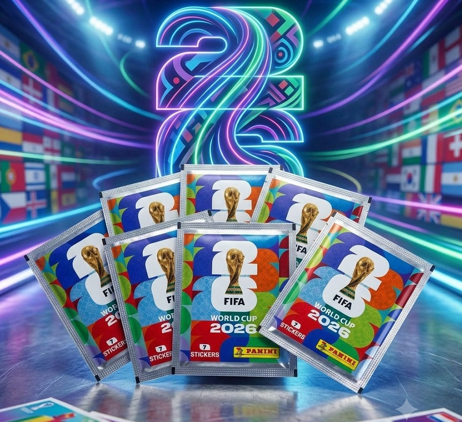 7 x 7 Sticker Panini Fifa WM 2026 World Cup Weltmeisterschaft Fußball
