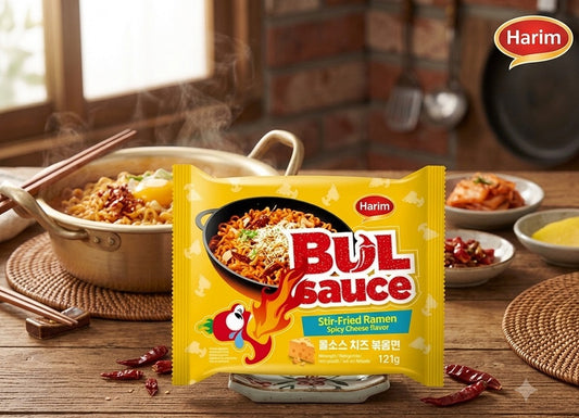 Harim Bul Sauce Stir Fried Ramen Spicy Cheese Nudeln 121 Gramm