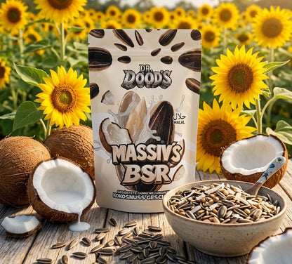 Massiv`s BSR geröstete Sonnenblumenkerne Erdbeereis & Kokosnuss