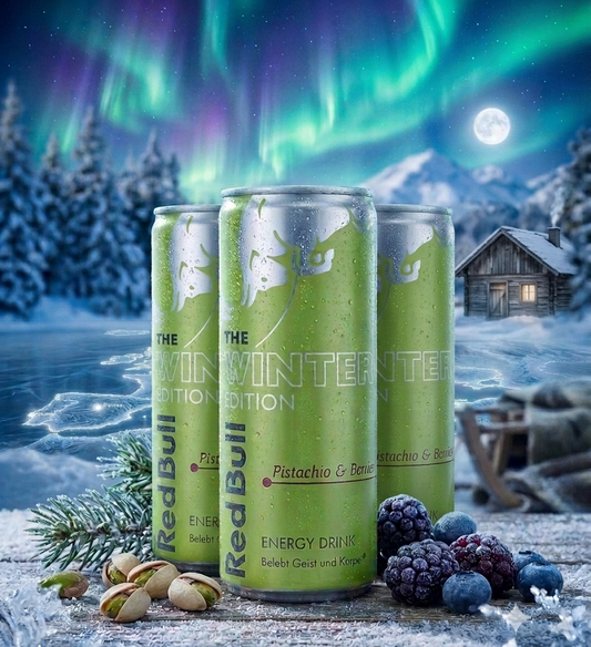 3 x Red Bull Pistazie Berry Energy Drink Dose Winter Edition 2026 (inkl. Pfand)