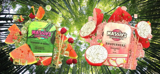 2 x Massiv's Zahnstocher mit Geschmack Watermelon Raspberry , Dragonfruit