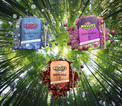 3 x Massiv Zahnstocher Geschmack Blueberry , Grape Mint , Cola Ice