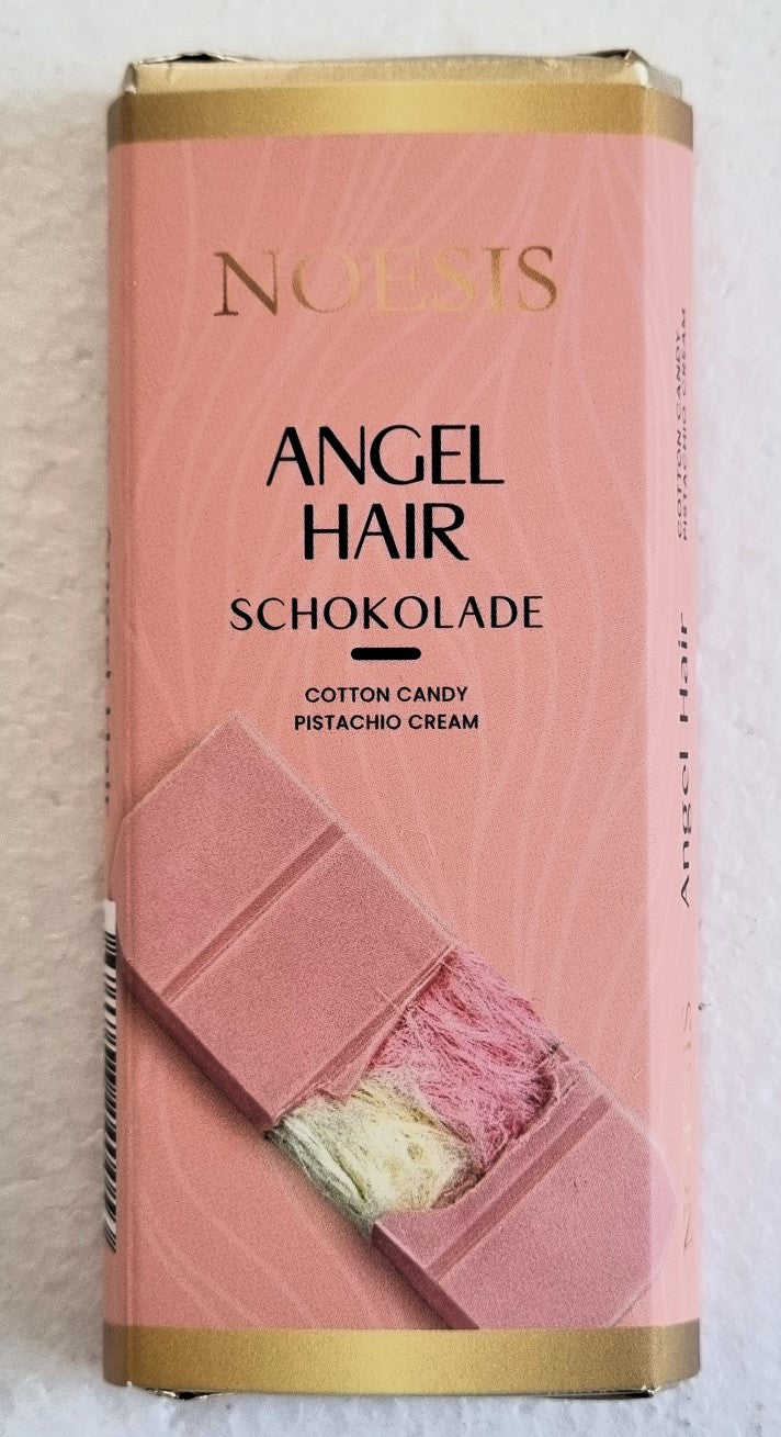 Angel Hair Schokolade Zuckerwatte Pistaziencreme Ruby Chocolate 75g