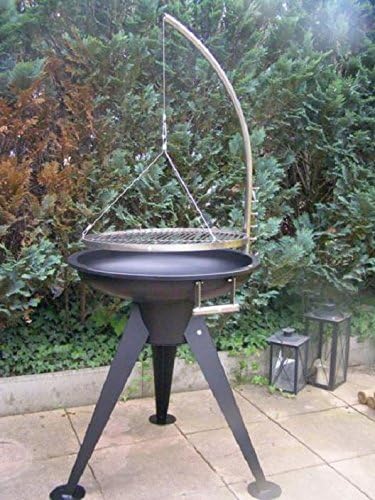 Grill Schwenkgrill 65 cm - Grillrost 55 cm - Feuerschale 60 cm - hohe Beine