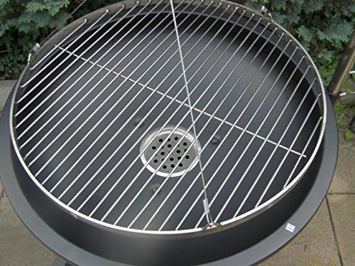 Schwenkgrill 80 cm - Grillrost 70 cm - Feuerschale Dreibein - Holzkohle Grill