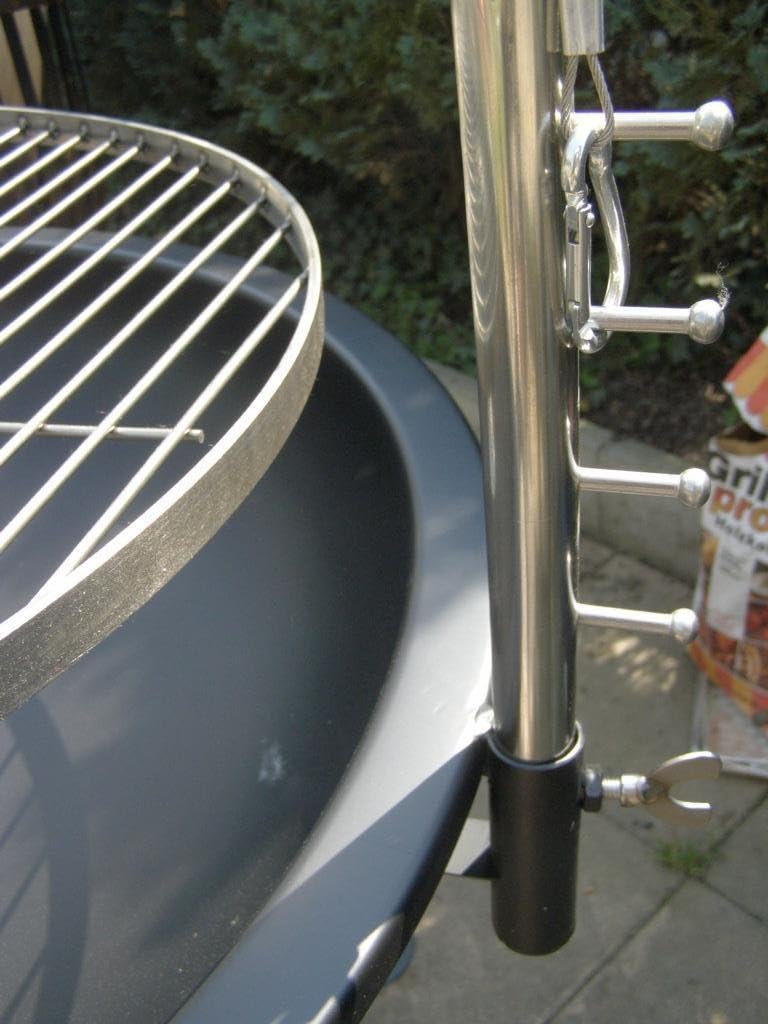 Grill Schwenkgrill 65 cm - Grillrost 55 cm - Feuerschale 60 cm - hohe Beine