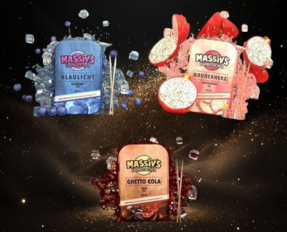 3 x Massiv Zahnstocher Geschmack Blueberry , Dragonfrucht , Cola Ice