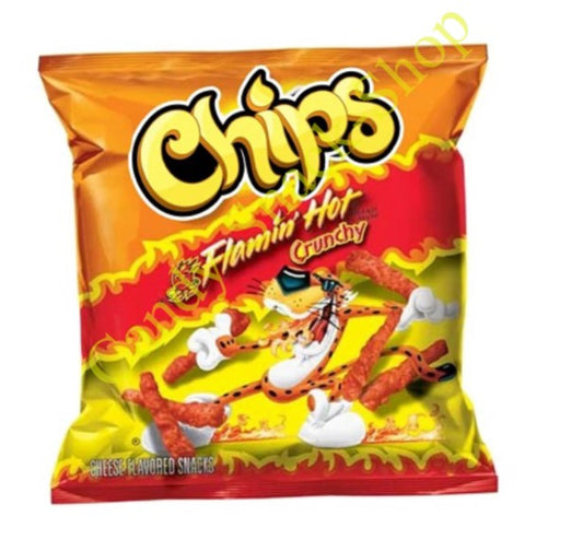 Chips Flamin Hot Crunchy 35,4g knusprige Crunchys aus den USA