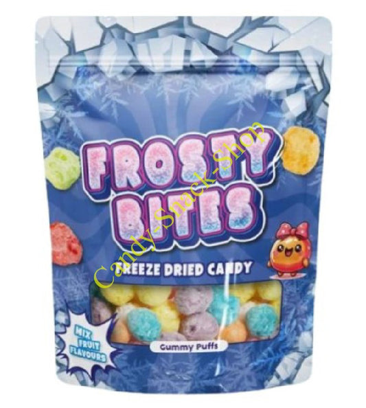 Frosty Bites Freze Dried Candy Gummy Puffs 50g Gummibonbon