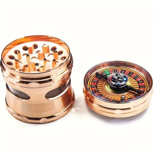 Grinder Weed Roulette 63 mm Gewürzmühle Kräutermühle Crusher