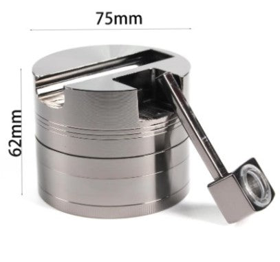 Grinder mit Rillenrohr Gewürzmühle Kräutermühle Crusher