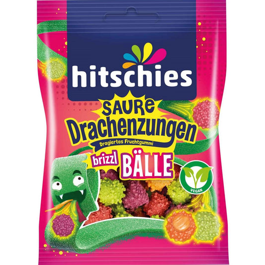 Hitschies Saure Drachenzungen Brizzl Bälle 100g