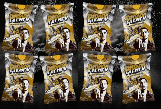 8 x Rapper Amo‘s Pipapo Sonnenblumenkerne Gold Edition geröstet Golden Herbs Flavor
