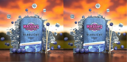 2 x Massiv's Zahnstocher mit Geschmack Blaulicht - Blueberry Ice ( Nikotinfrei )