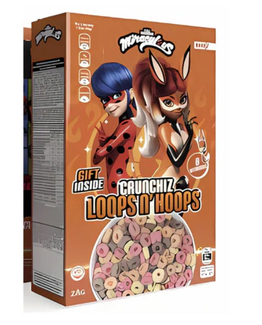 Miraculous Crunchiz Loops N' Hoops 375g