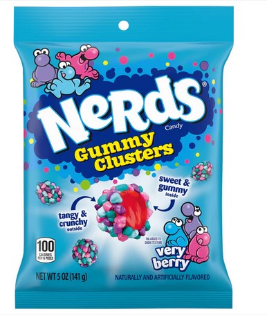 Nerds Gummy Clusters Very Berry 142g
