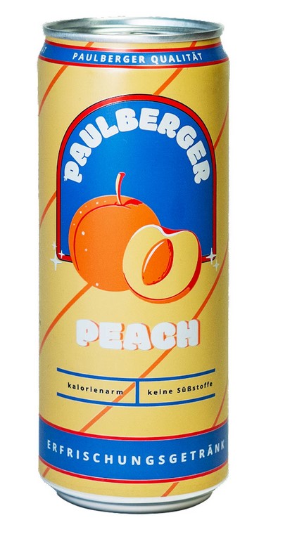 Paul Berger Peach 330ml Dose Limonade ( inkl. Pfand 0,25€ )