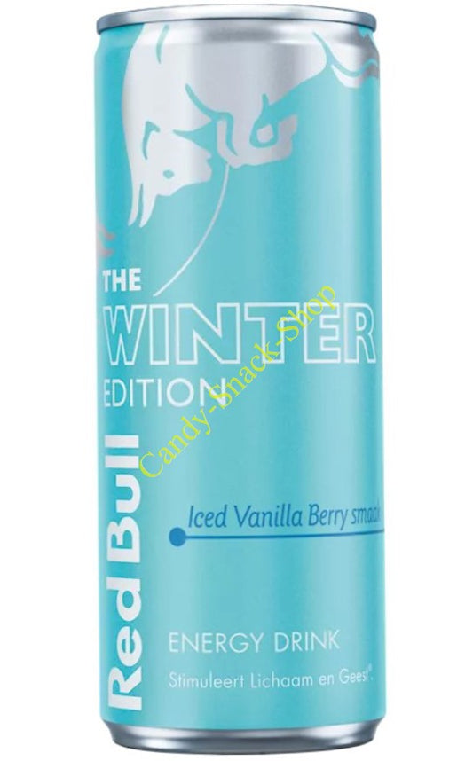 Red Bull Energy Drink Iced Vanilla Berry Winter Edition 2024 Dose 250ml ( inkl. Pfand 0,25€ )