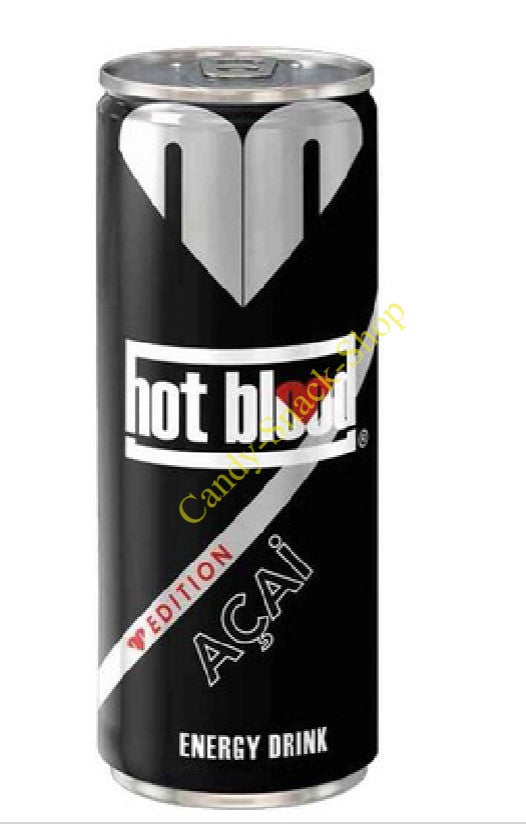 hot blood Energy Drink Acai Dose 250ml Acaigeschmack ( inkl. Pfand )