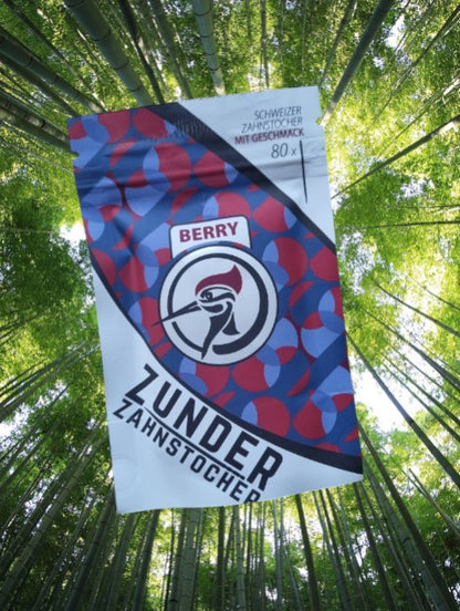 2 x Zunder Zahnstocher mit Geschmack Berry , Cherry ( Nikotinfrei )