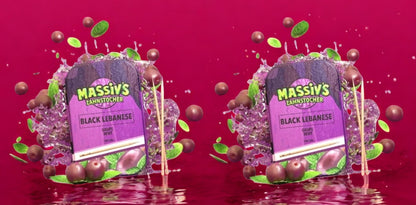 Bundle 2x Massiv`s Zahnstocher Geschmack Grape + 2x Sonnenblumenkerne Popcorn