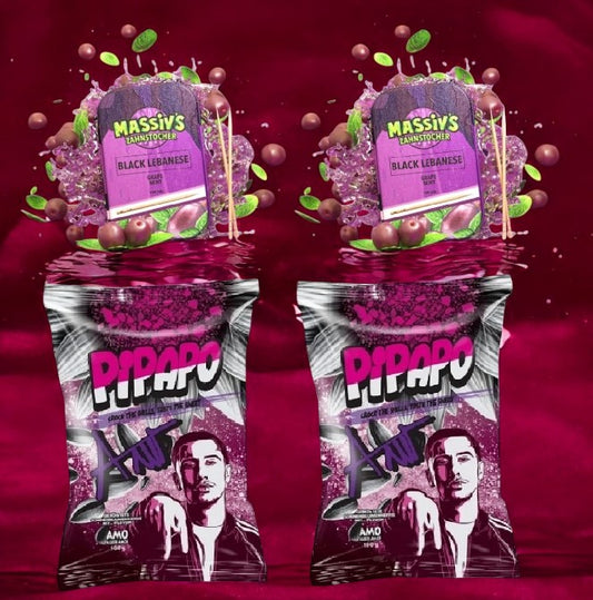 Bundle 2x Massiv`s Zahnstocher Geschmack Grape + 2x Sonnenblumenkerne Popcorn