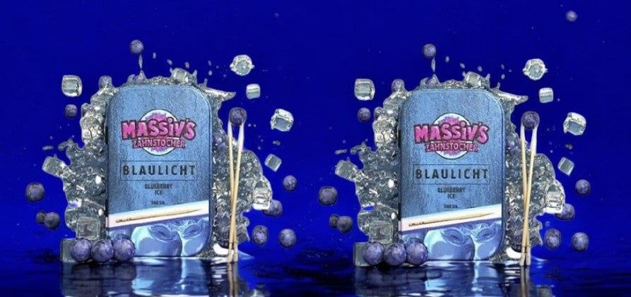 Bundle Massiv's 2x Zahnstocher Geschmack Blueberry + 2x Pipapo Amo Sonnenblumenkerne mit Salz