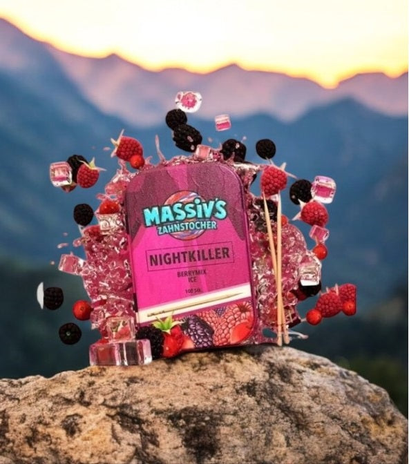 Bundle Massiv`s Zahnstocher Geschmack Berrymix + Redbull Gletschereis Himbeere (inkl.Pfand)