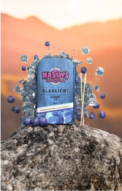 Bundle Red Bull Gletschereis Himbeere + Massiv´s Zahnstocher Geschmack Blueberry
