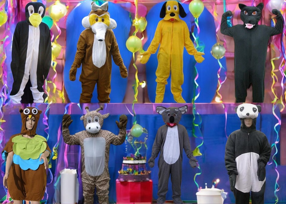 Auswahl Fasching Karneval Fastnacht Kostüm Tier M/L Hund Katze Bär