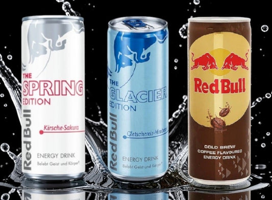 Bundle 1x Redbull Energy Drink Cherry + 1x Gletschereis + 1x Cold Brew Coffee (inkl. Pfand)