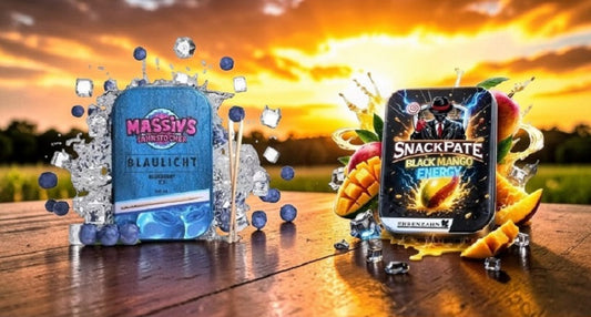 Bundle 2x Zahnstocher 1x Massiv Geschmack Blueberry + 1x Snackpate Ehrenzahn Mango Energy