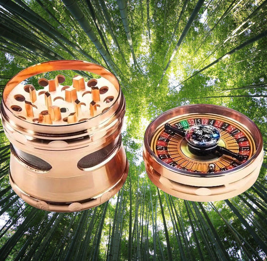 Gewürzmühle Kräutermühle Spiel Roulette zum drehen 68 mm x 63 mm