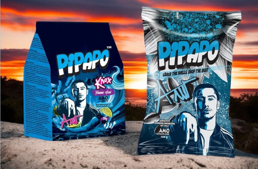 Bundle PIPAPO AMO Knax Chips Flama Azul + Sonnenblumenkerne blaue Edtion